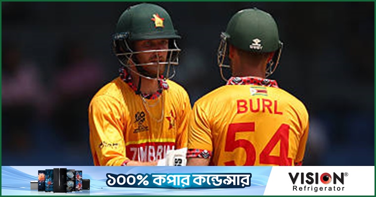 বার্ল-বেনেটের ব্যাটে জিম্বাবুয়ের লড়াকু সংগ্রহ